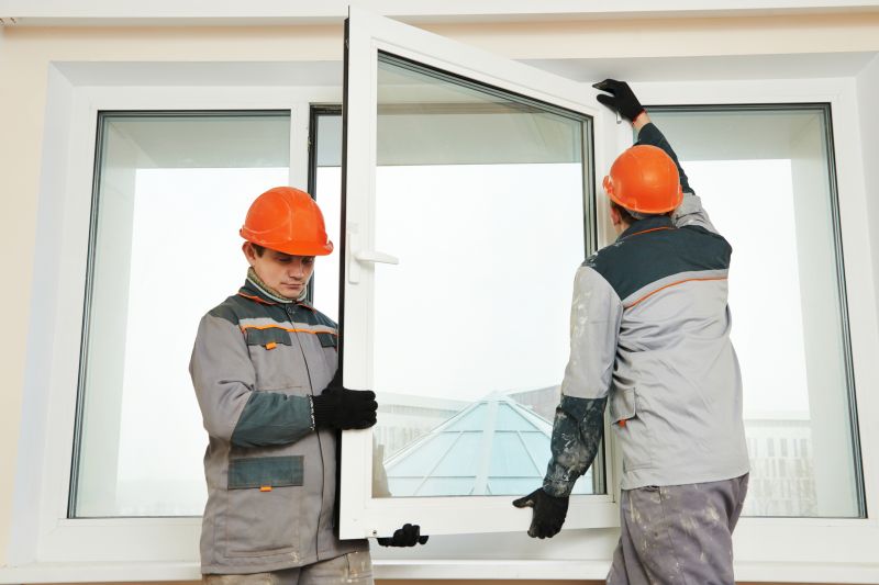 Technicians Installing Windows